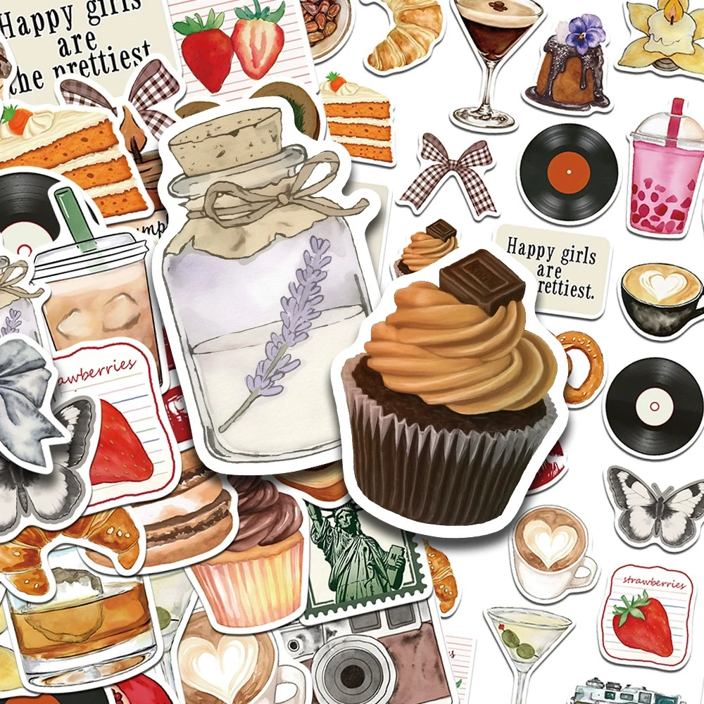 

10/30/50pcs Pinterest Inspired Aesthetic Fun Graffiti Stickers DIY Luggage Guitar Helmet Notebook Waterproof Decoration Sticker