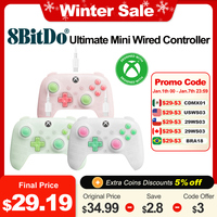 8BitDo Ultimate Mini Ultimate C Wired Controller for Xbox Series X S, Xbox One, PC with RGB Light Fire Ring Hall Effect Joystick