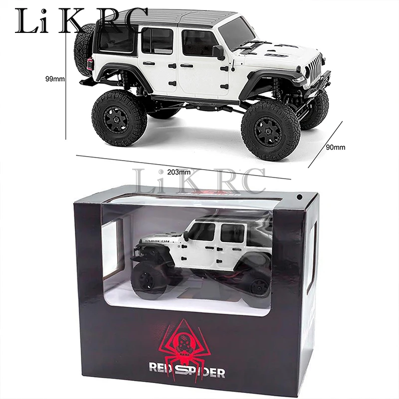 RC Climbing Car Mini-z Racing-24 4x4 Brushed Motor 1/24 2.4GHz 4WD RTR Off-Road Car 6.5km/h Toy Control 30m for Kids Toy Gift