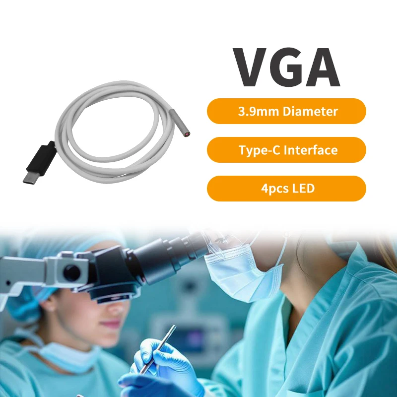 

Customized OEM VGA Sensor 85 Degrees Flexible Endoscopy Mini Endoscope Camera Full Hd Module With Led