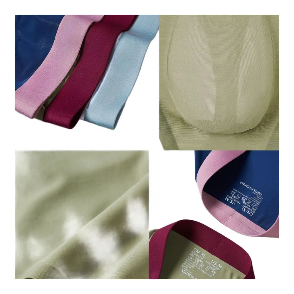 

Sexy See Through Men Elastic Ice Silk G-String Underwear U Convex Pouch Thongs Briefs Shorts Man Lingerie