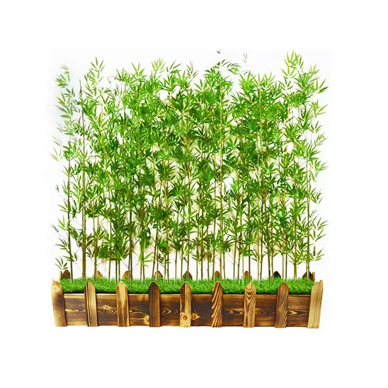 Imagem -03 - Simulado Fake Bambu Verde Planta Artificial Paisagem Interior Decorativo Bambu em Vaso Plantas 10 Pcs 150cm 180cm 200cm 250cm