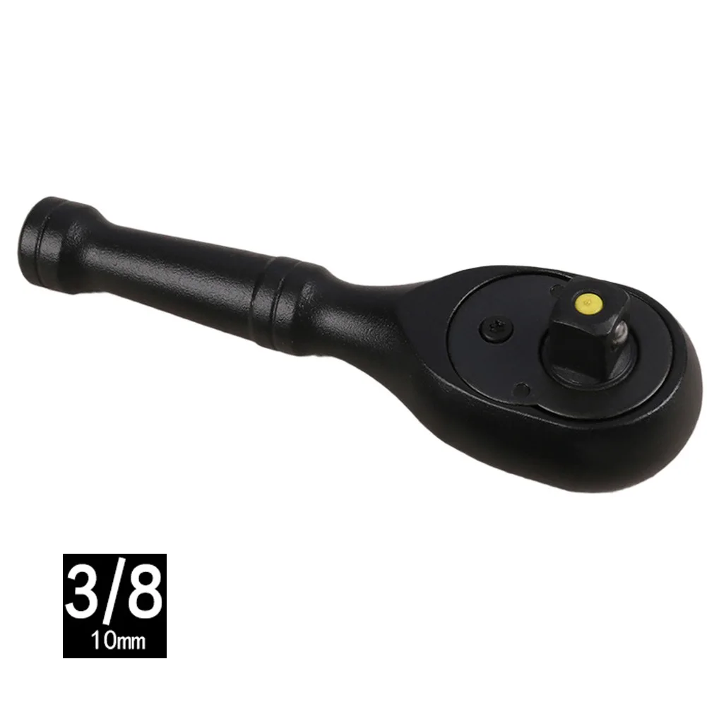 

Chrome Vanadium Mini Ratchet Wrench 72 Tooth Gear with 3/8 Inch Drive Handle for Automotive and DIY Repair Work