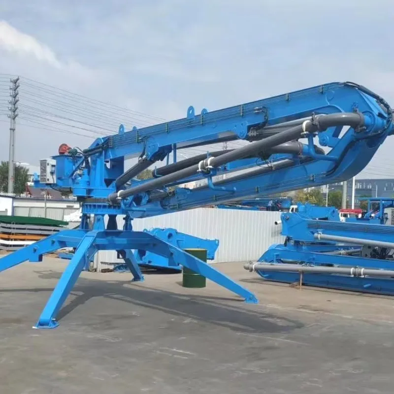 Custom Built Hydraulic Concrete Placing Boom For High Rise Building Construction Project To Save Labor Cost Safe Operation