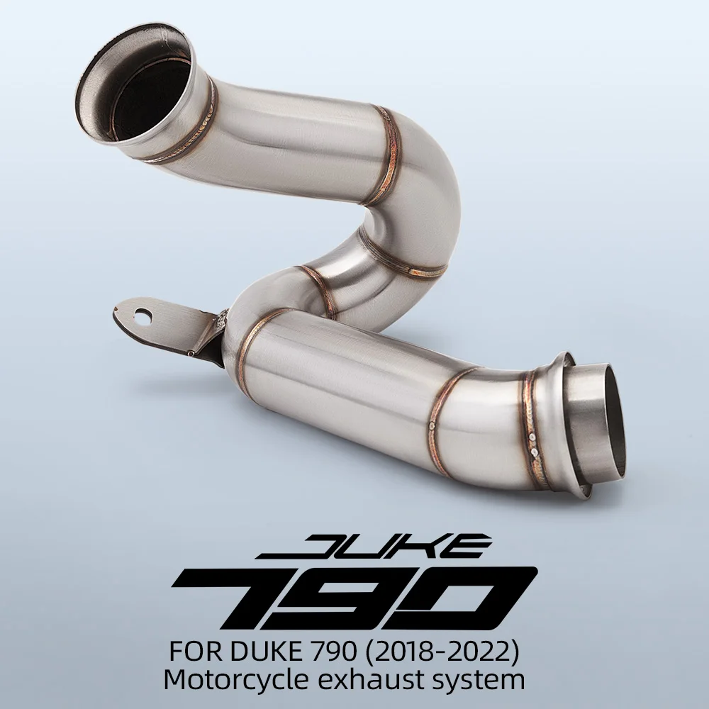 

For Duke 790 790ADV 890 890R 2018 - 2022 Motorcycle Exhaust System Escape Moto Change Middle Link Pipe