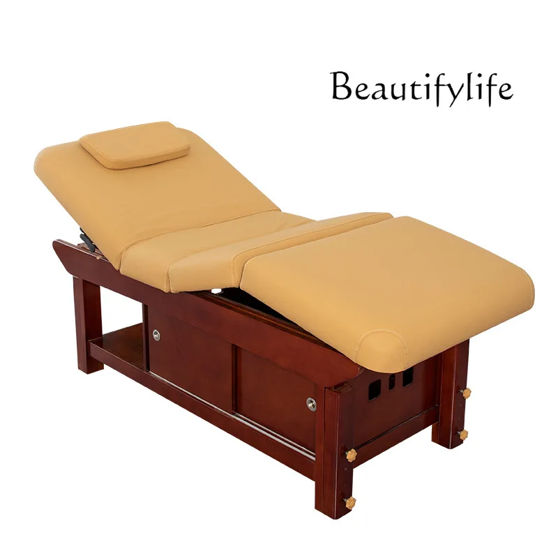 Manual up and down massage bed for air pressure head beauty salon