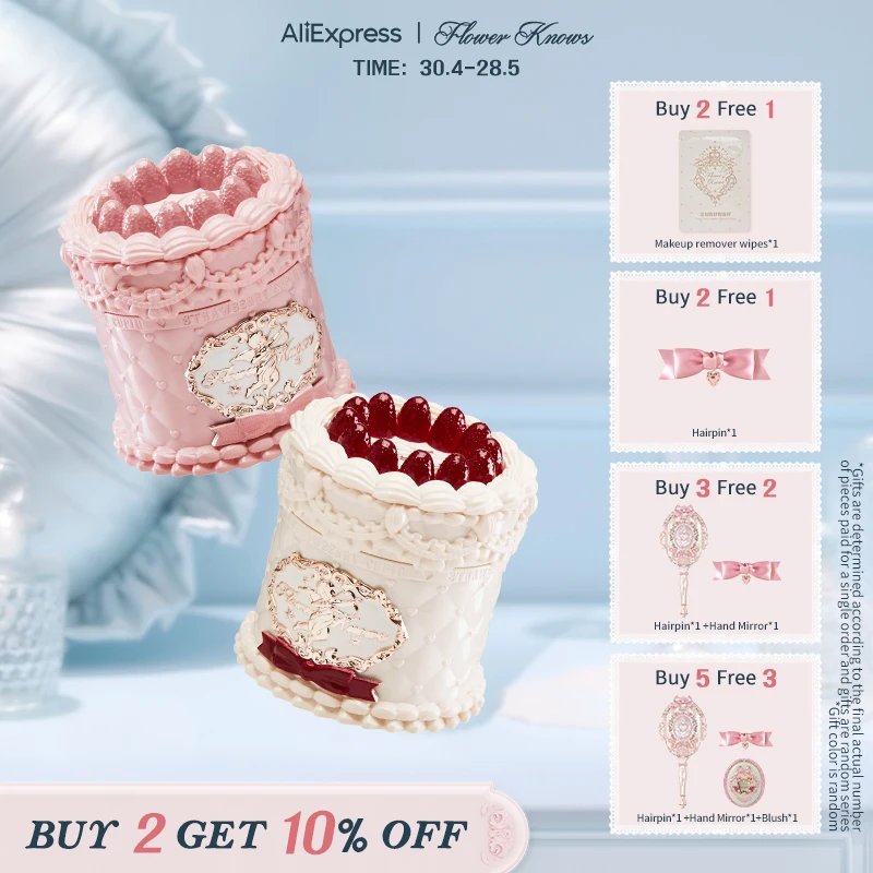 Flower Knows Strawberry Cupid Collection Cake Lip Cream 5ml velvet