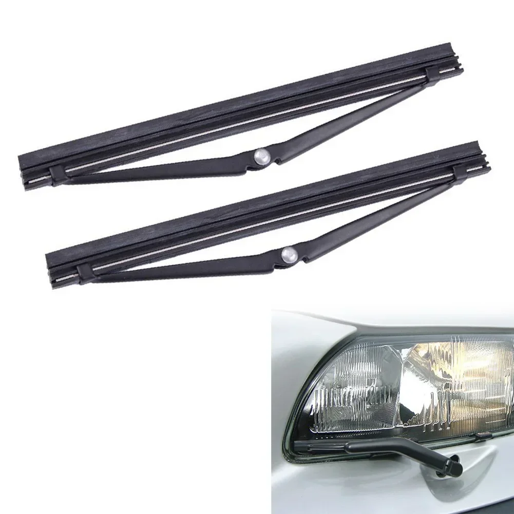 Part Wiper Blades 274431 2pcs Accessories Black For Volvo 960 S80 S90 Headlight Headlamp Metal + Rubber Brand New NEW