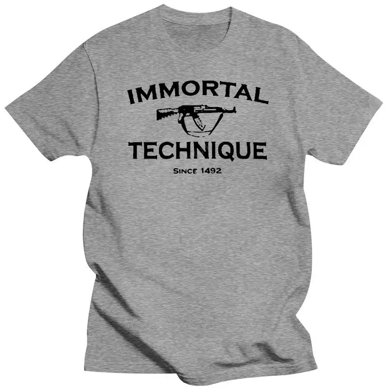 New arrived black short sleeve brand men cotton top IMMORTAL TECHNIQUE T Shirt fashion print tshirts male casual style tee-shirt