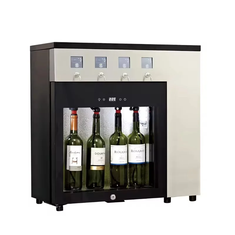 Commercial Compressor Wine Cooler  2 Bottles Constant Temperature Wine Chiller with Automatic Wine Dispenser for Bar Home
