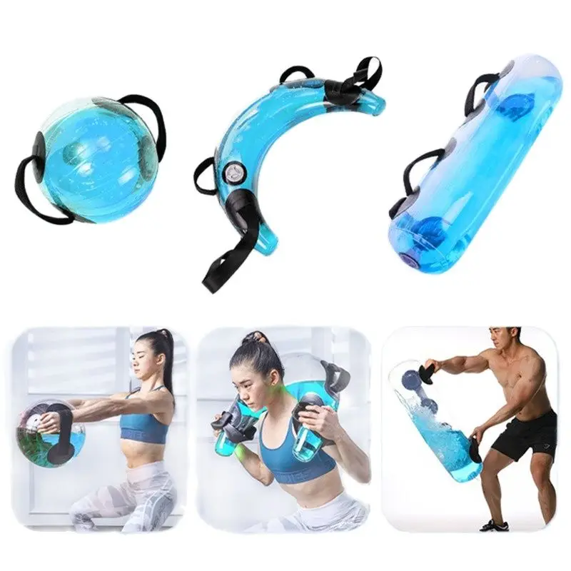 Fitness Water Power Bag Deep Squat Fitness Training Cow Horn Bag Water Injection Energy Package Weight Bearing Sandbag