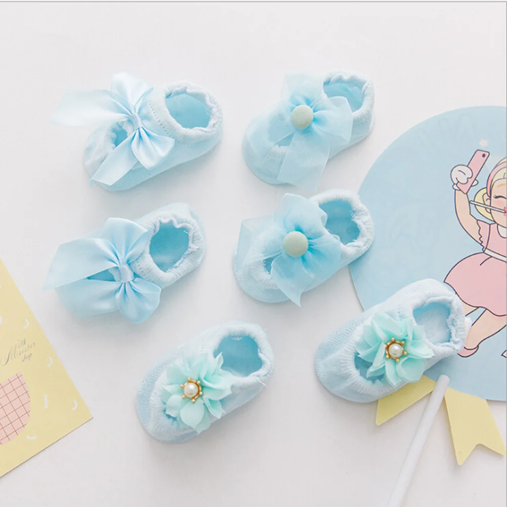 

1Pair Non Slip Baby Floor Socks Breathable Soft Toddler Cotton Socks for Girl Boy Size S Comfortable Newborn Infant