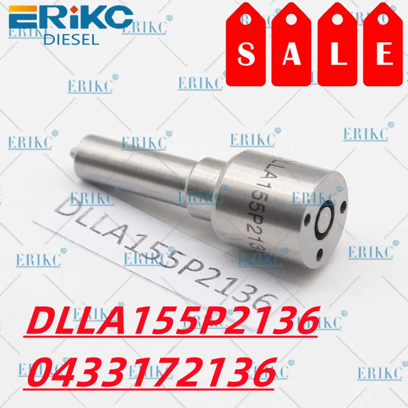 

DLLA155P2136 0433172136 Diesel Injector Nozzle Tip DLLA 155 P 2136 Sprayer DLLA 155P 2136 for Bosch Citroen Peugeot 0445110339