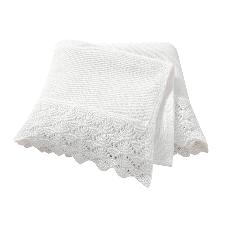 Recém-nascidos meninos e meninas cobertores de malha 90*70cm infantil super macio swaddle envoltórios recebendo colchas para carrinho de cama coisas de algodão