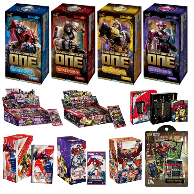 

KAYOU Transformers One Card New Optimus Prime Anime Character Peripheral Cards Limited Edition Card Children Birthday Gifts