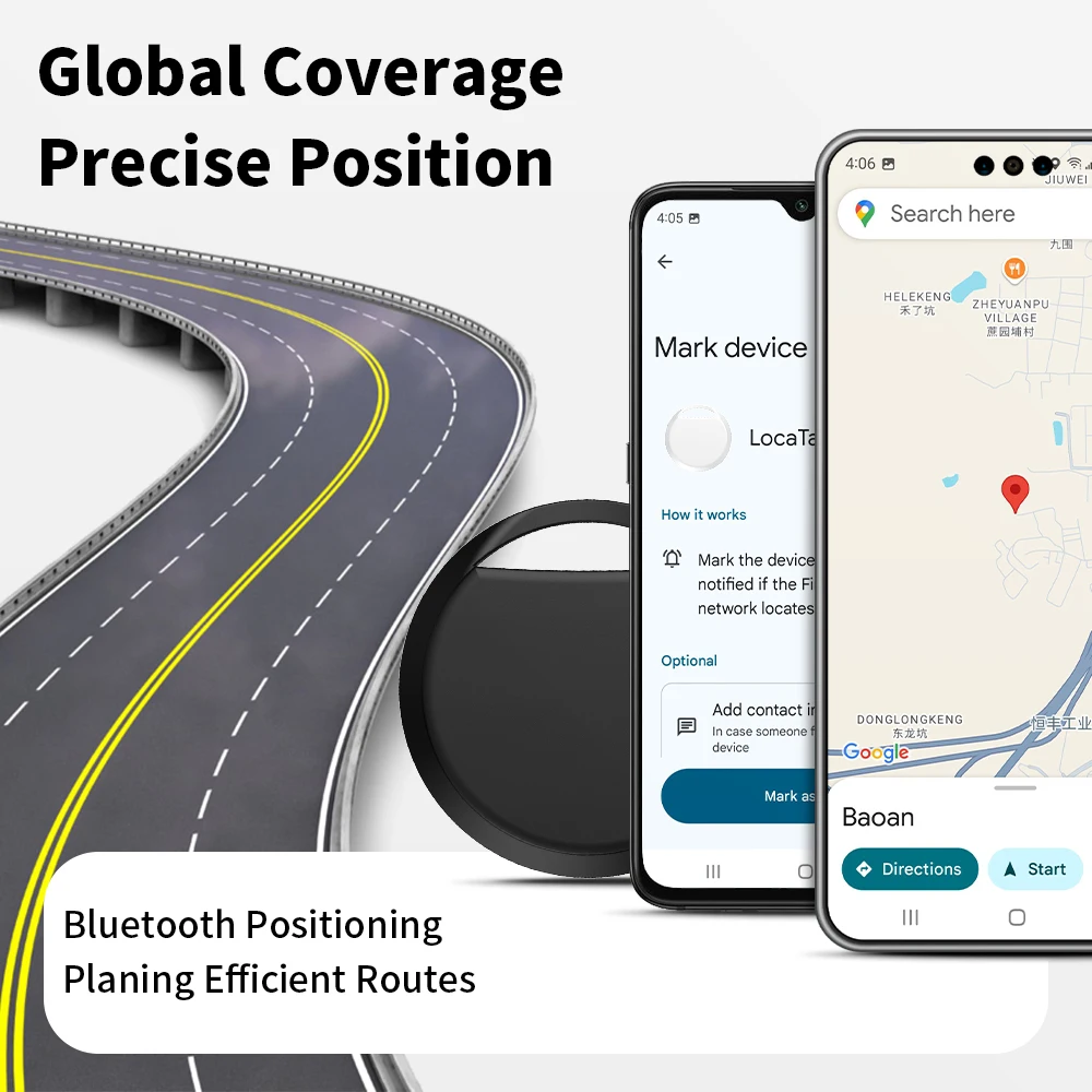 5 قطعة حزمة أندرويد سيارة لتحديد المواقع المقتفي العمل مع Google's Find Hub App محدد موقع السيارة لشاومي سيارات تحديد المواقع موتو مكتشف #5