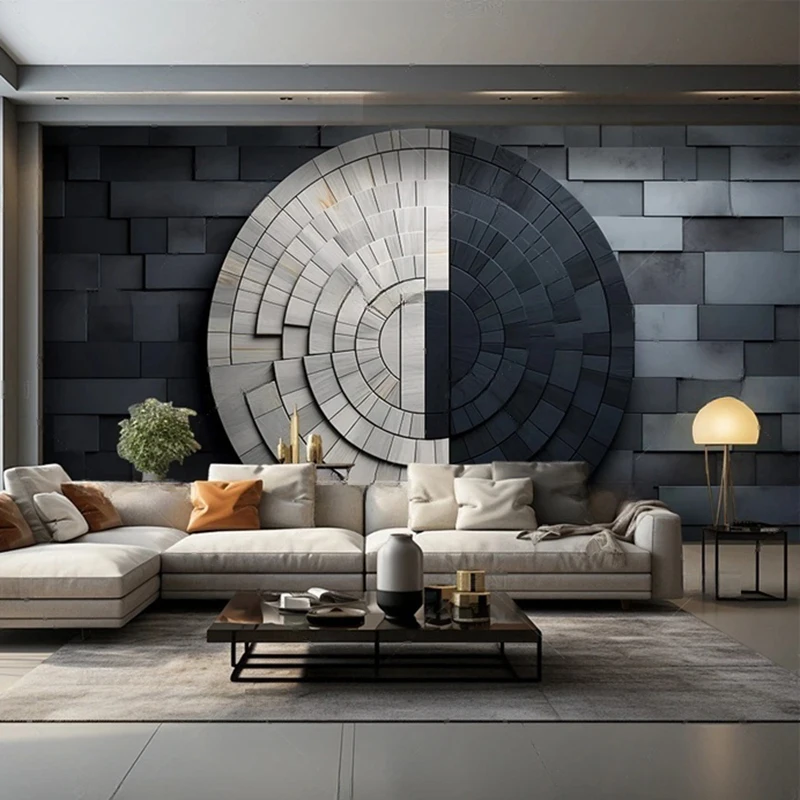 

Custom 3D Abstract Pattern Wall Mural Wallpaper for Living Room Sofa Background Modern Home Decor Wall Covering Wall Art Design