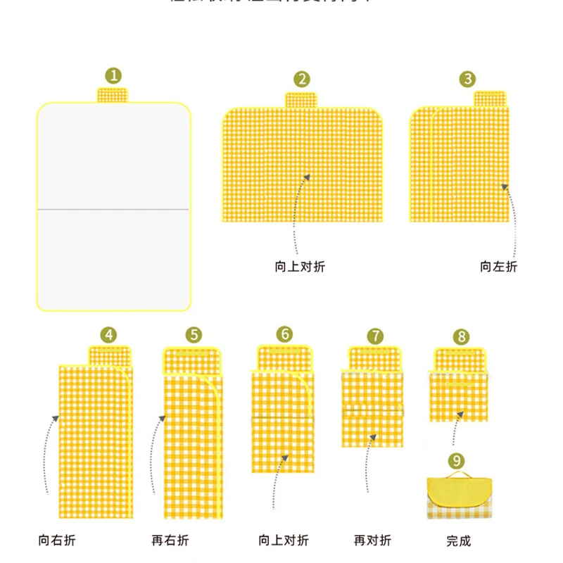 Tappetino da Picnic all'aperto Youpin tappetino da campeggio pieghevole portatile impermeabile e resistente all'umidità tappetino da campeggio tovaglia tappetino turistico coperta da spiaggia