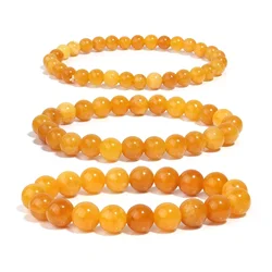 Jewelry Amber Mineral Beeswax Bracelet Natural Reiki Energy Jewelry Gift Meditation Prayer Fashion Charm Bracelet For Men Women
