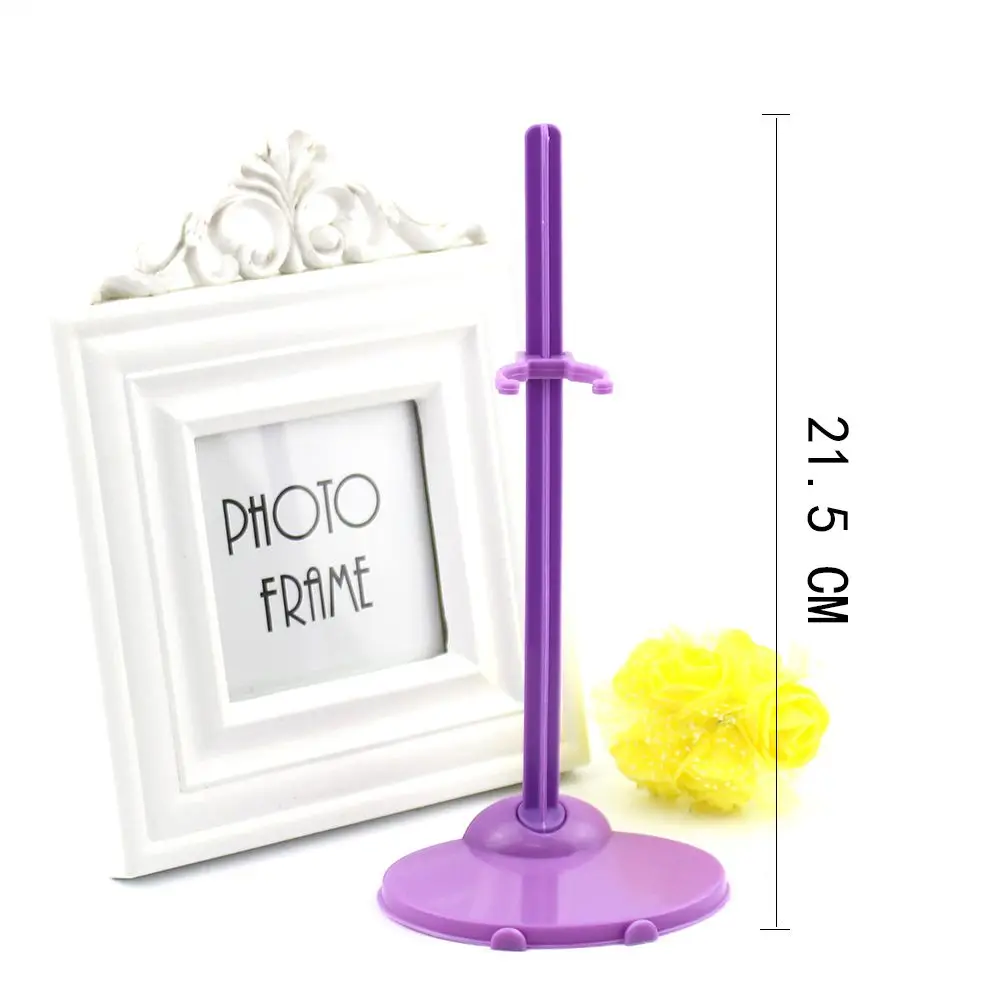 1 PC Stands For 1/6 Dolls Transparent Support Doll Stand 30cm Figure Display Holder High Quality Children Toys Accessories