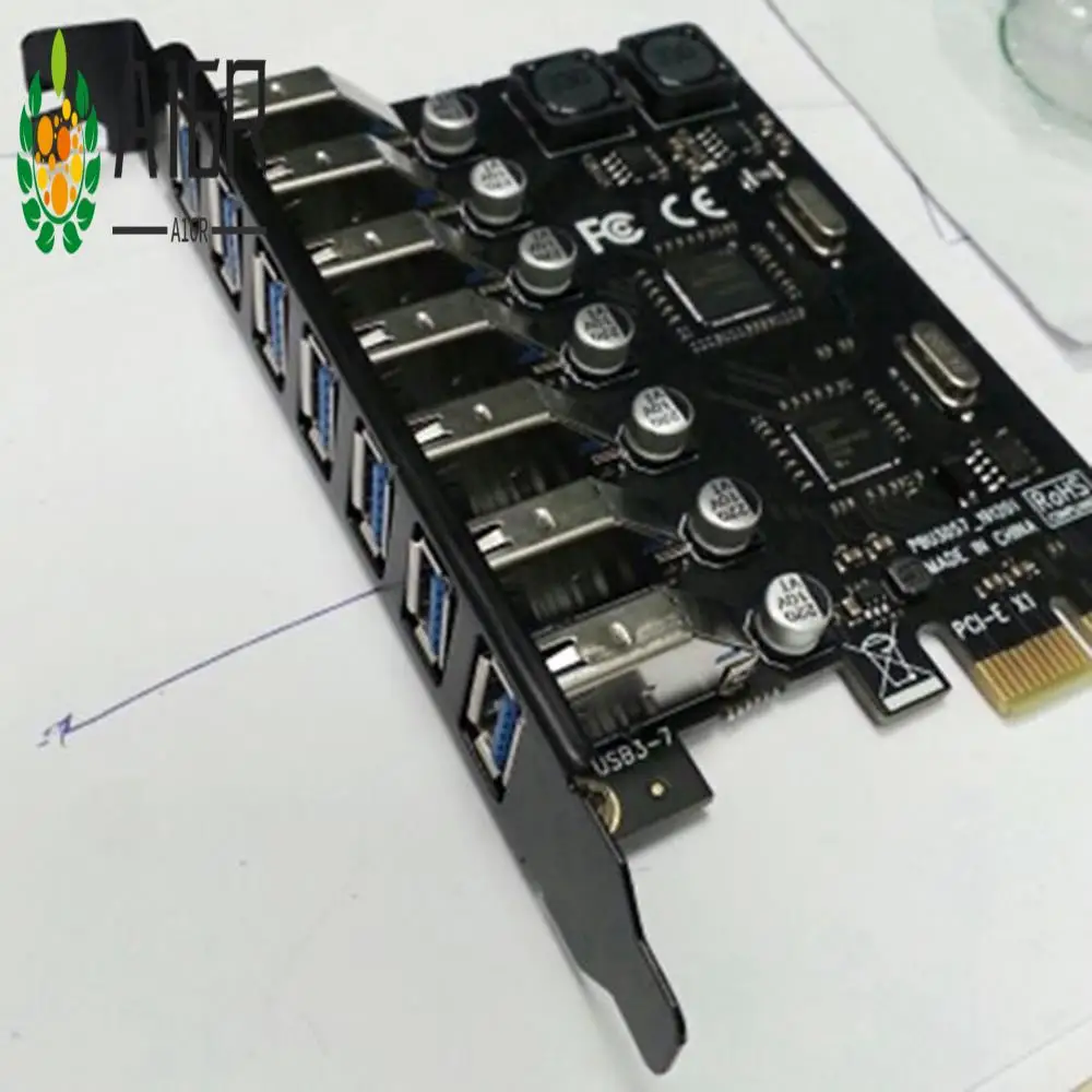 

A16R-USB 3.0 PCI Express Adapter PCI E To 7 Ports USB 3 Expansion Adapter Card USB3 Pcie PCI-E X1 Controller Converter