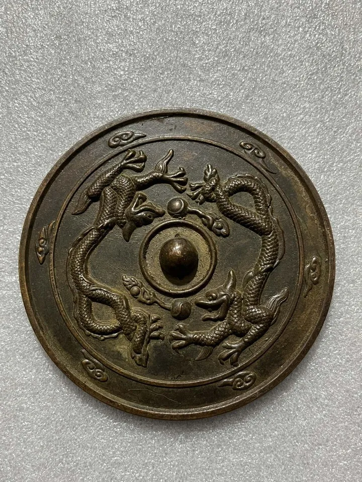 

Ancient handicrafts bronze mirror Spring and Autumn Period and Warring States Period S pulp old road appreciation collection