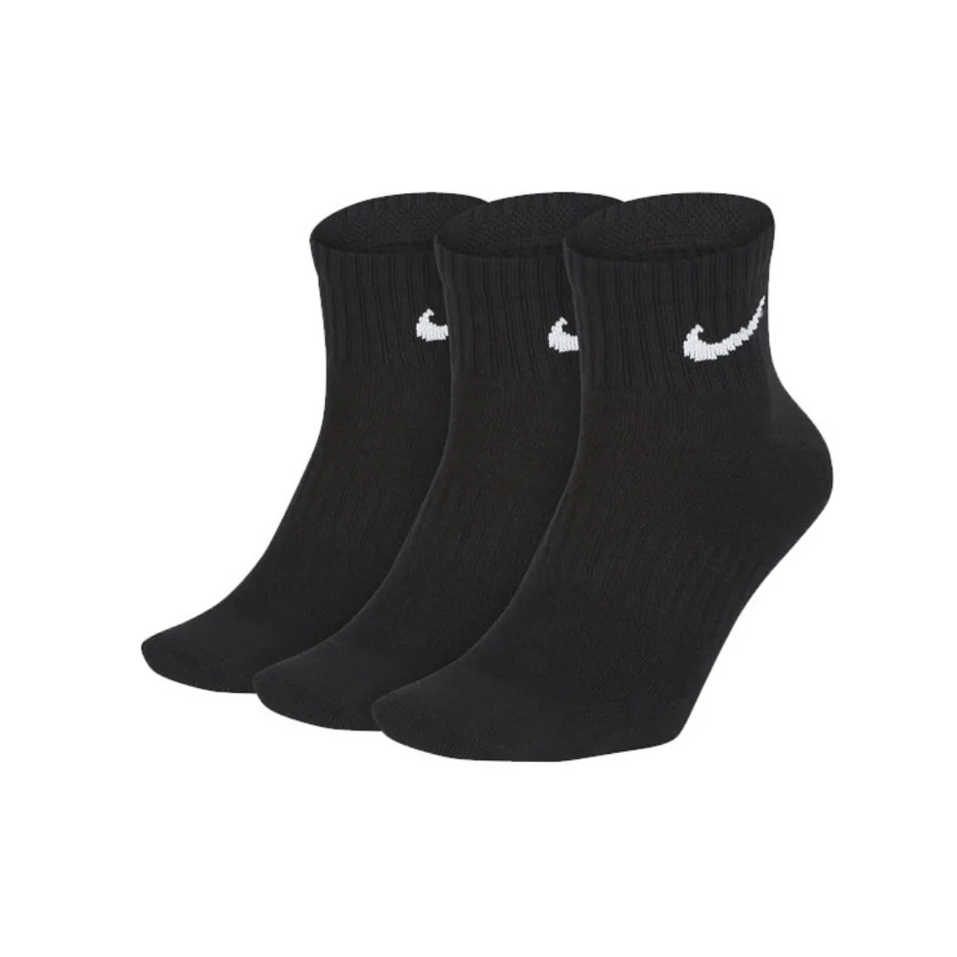 NIKE Unisex Lightweight and quick-drying training socks 3 pairs Autumn support socks Comfortable and soft