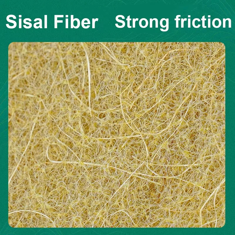 5/10/20PCS Sisal Dishwashing Sponge Natural Kitchen Sisal Microfiber Cleaning Cloth Pan Pot Scouring Pad Kitchen Supplies
