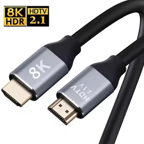 NEW 8K HDMI-compatible Cable for Xiaomi Mi Box 8K/60Hz 4K/120HZ 48Gbps Digital Cable for PS5 PS4 Laptop TV Monitor Projectors