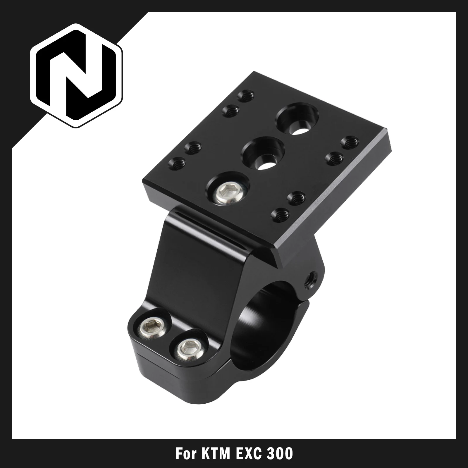 

NICECNC For KTM EXC 300 EXC 250 EXCF 350 EXC 450 XCW 300 2012-2023 SXF 250 SXF 450 2011-2015 1-1/8" Adjustable GPS Mount Bracket