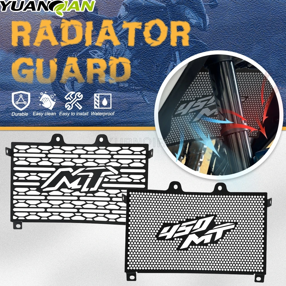 

Motorcycle Accessories For CFMOTO 450MT 2024 2025 2026 450 MT Radiator Grille Guard Engine Cooler Grill Cover Cooler protector