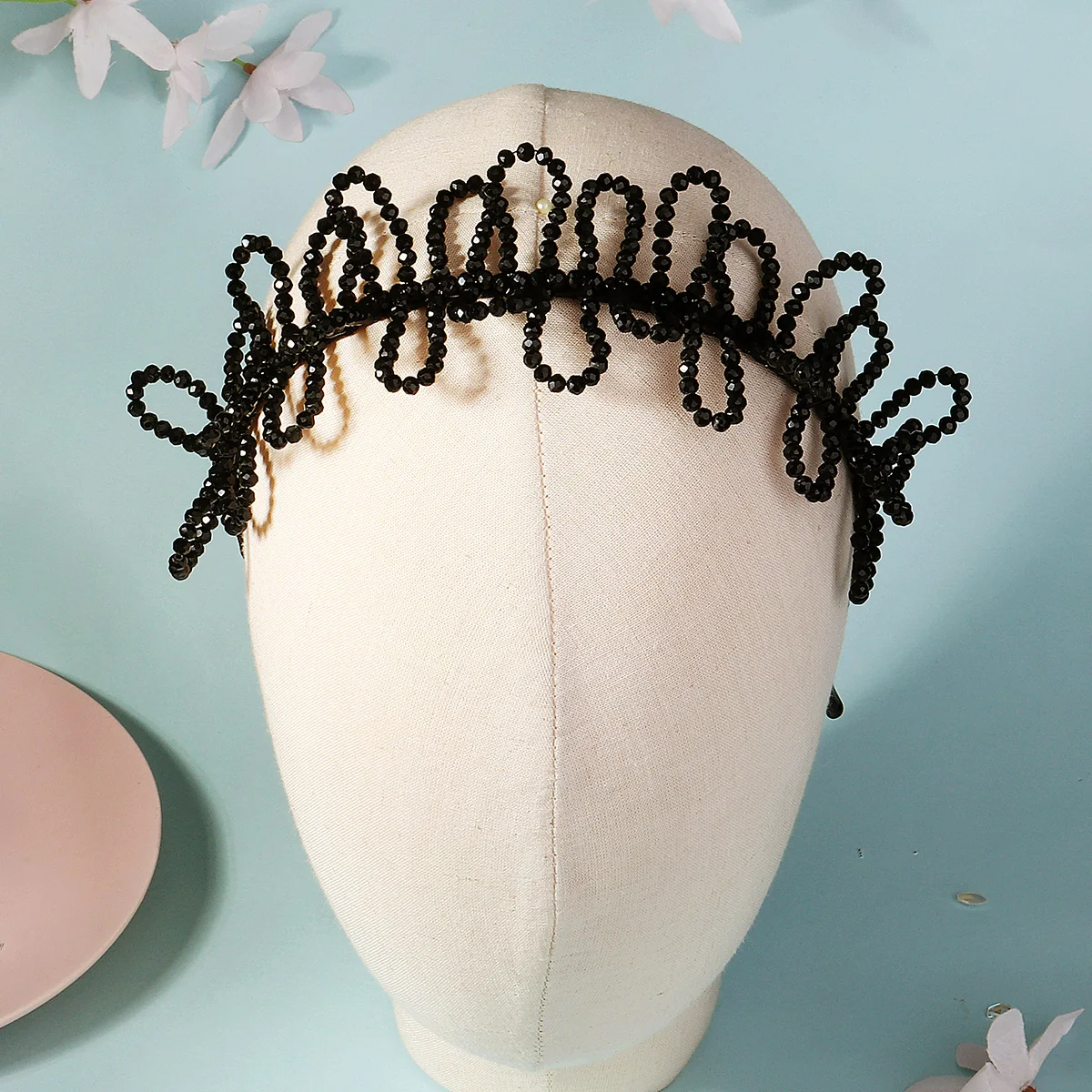 

Свадебная повязка на голову с кристаллами и бисером, модные ювелирные изделия ручной работы, аксессуары для волос для женщин, вечерние тиары, повязка для волос, праздничные подарки