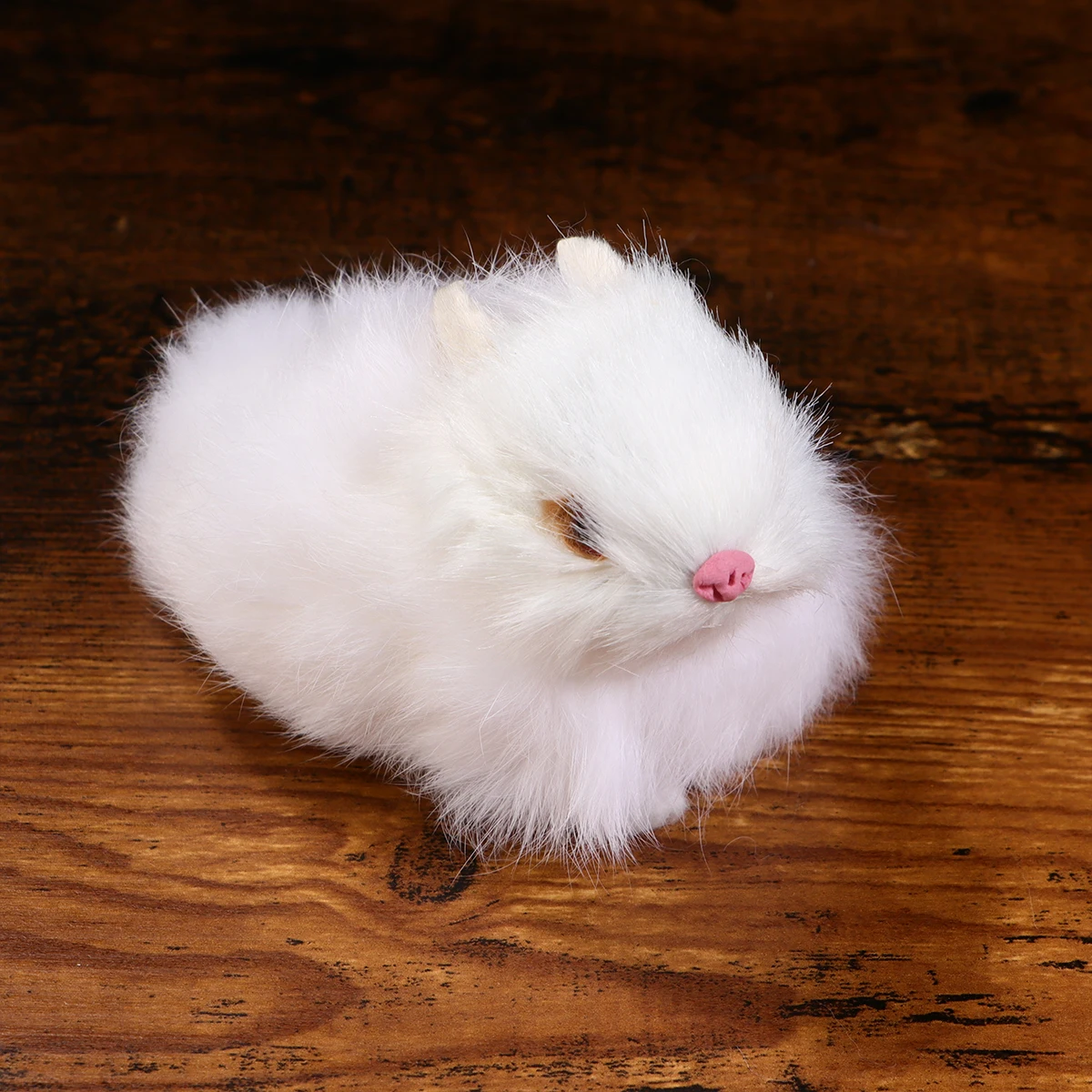 

Simulated Rabbit Ornament Mini Lifelike Simulation Bunny Toys Miniature Animal Model