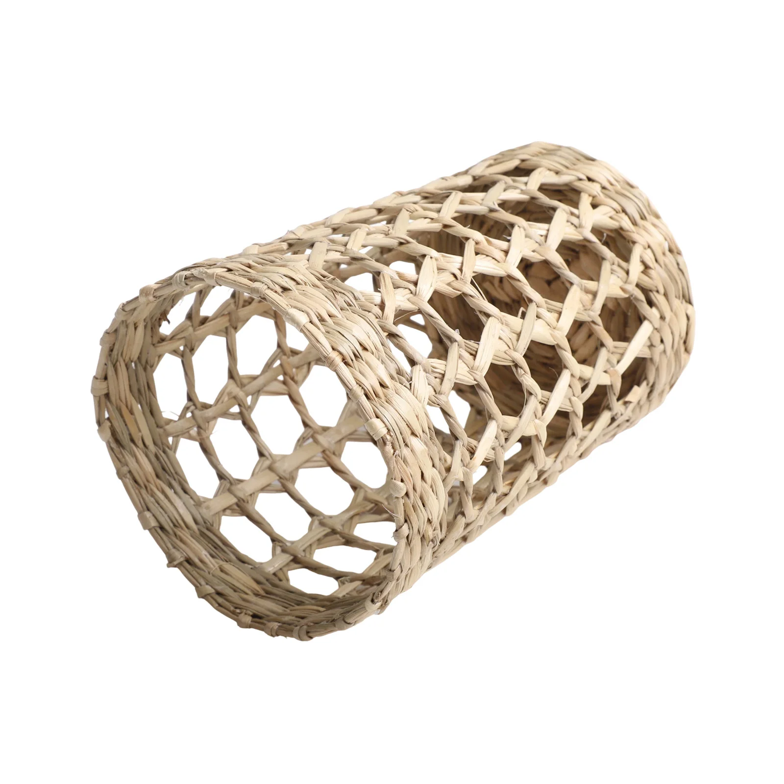 Sea Grass Weaving Cup Cover Glass Anti Scalding Handmade Cup Cover Tea Cup Flower Pot Mesh Milk Tea Cup Cover Home Supplies
