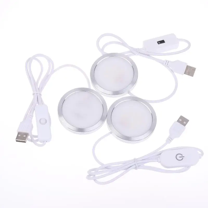 1 قطعة لأجزاء إضاءة Led من الخيزران لتقوم بها بنفسك نموذج دافئ أبيض/متعدد الوحشي USB مستدير رقيقة جدا ضوء لمختبر بامبو Led طقم مصابيح الأجهزة