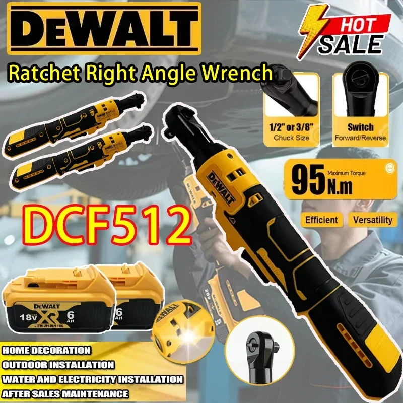 

Бесщеточный угловой гайковерт Dewalt DCF512 1/2 дюйма 3/8 с LED-подсветкой, аккумуляторный, с регулируемой скоростью, 18В, электроинструмент