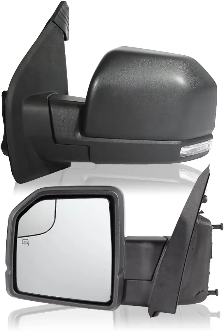 

Left Drive Side Door Mirror Fits 2015-2021 Ford F150 Mirror with Power Adjustable and Heated Glass 8Pins Car Mirror