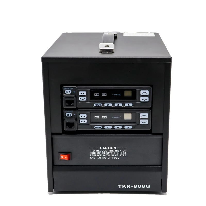 

High Quality Portable Mobile Radio TKR-868G VHF/UHF Analog Repeater for Kenwood 50km Communication 30W Output Wireless Intercom