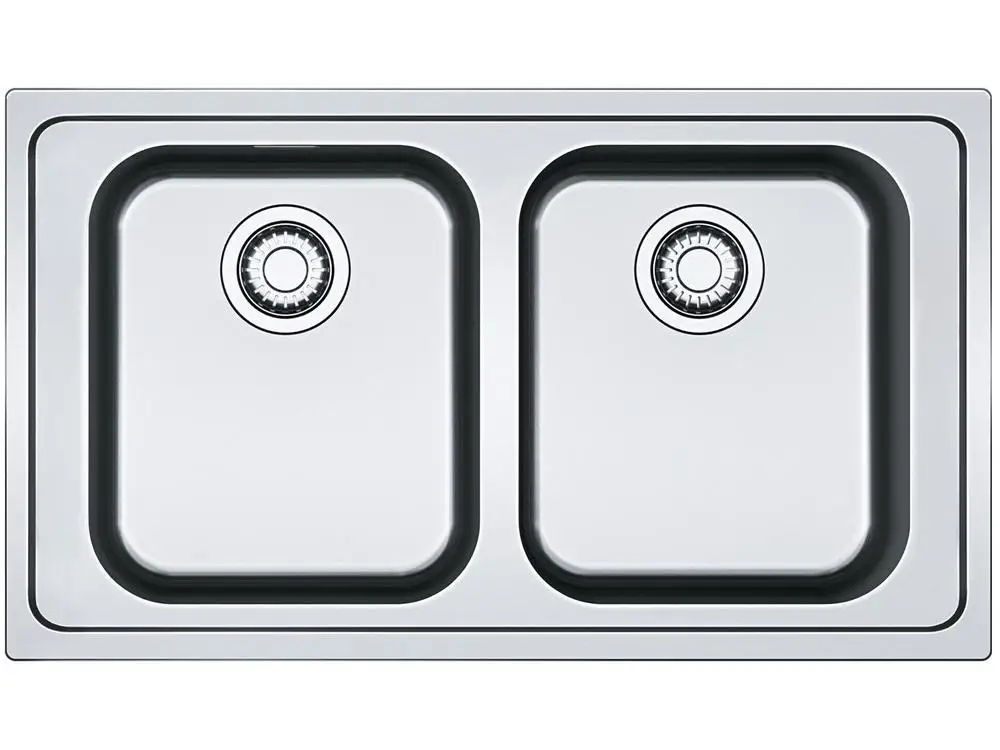 Cuba for Franke Kitchen Double Inox Overfoot