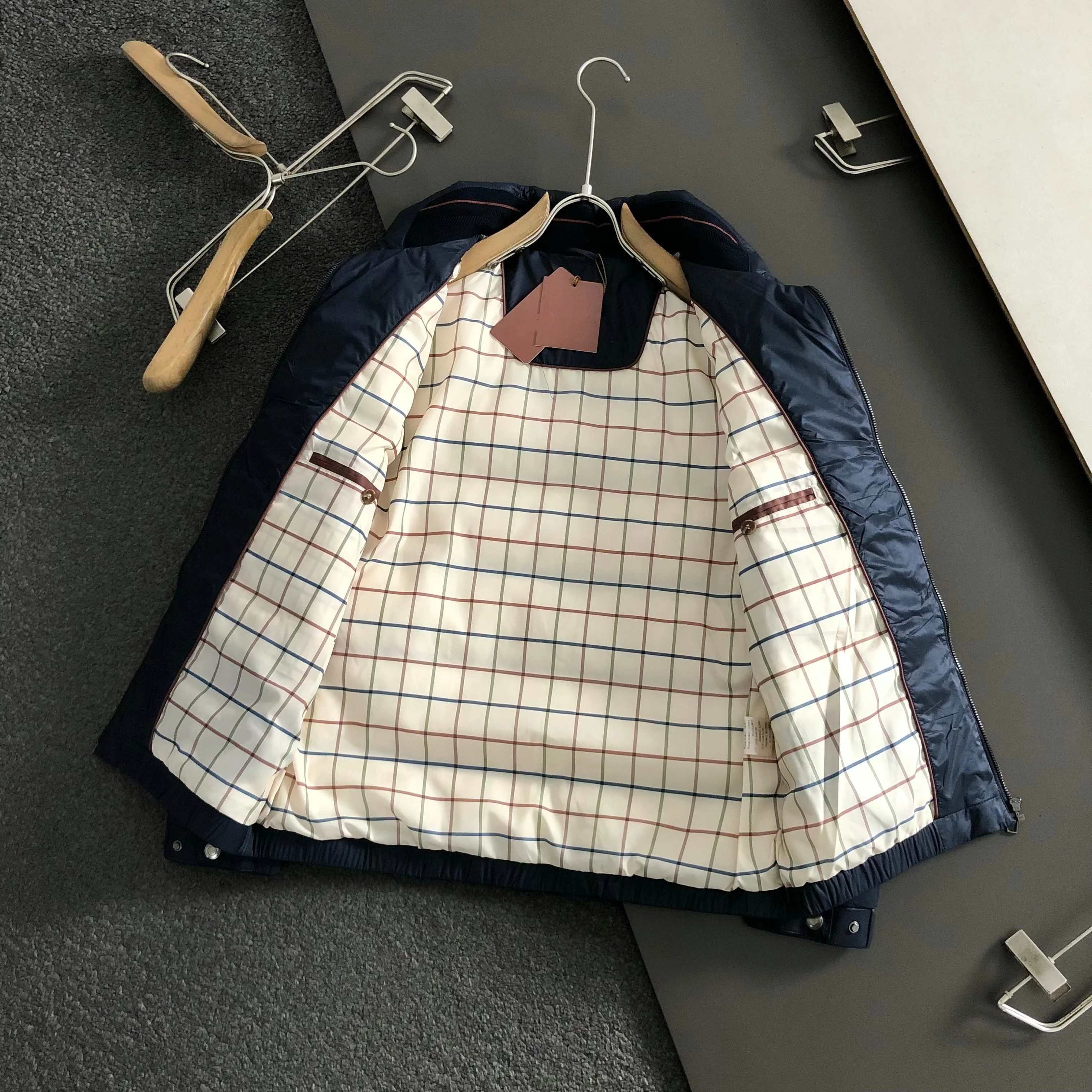 Italian LP stand-up collar down jacket