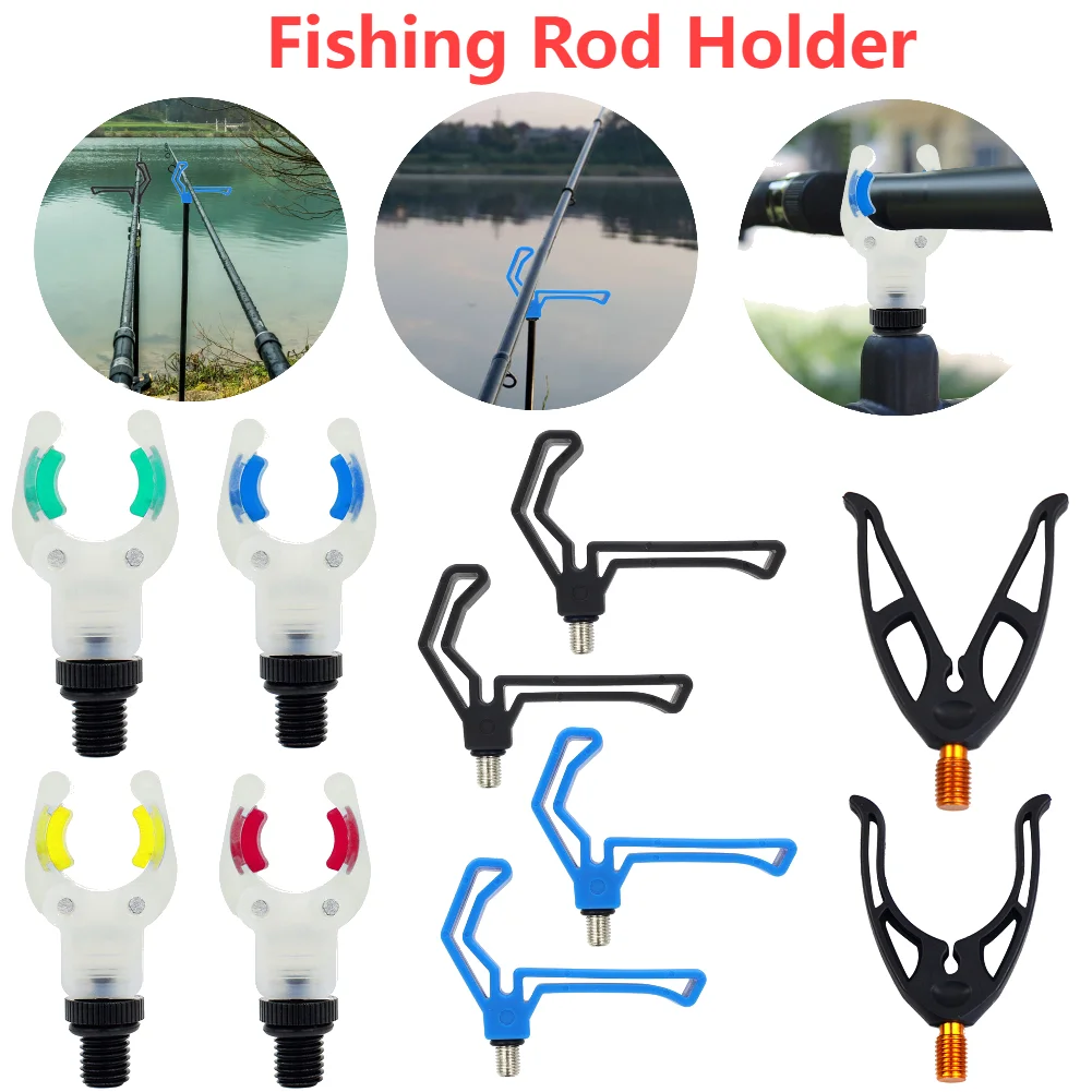 Fishing Rod Rest Gripper Head U/V Shape Carp Fish Stick Pole Holder Support Stand Rack Outdoor Fishing Portable Accessory