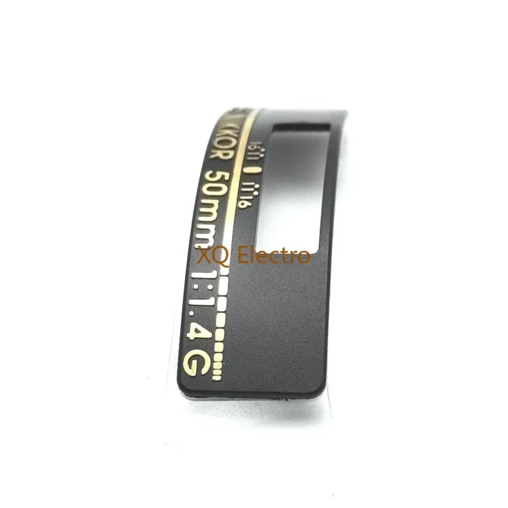 1pcs New 50 mm for Nikon AF-S 50MM 1:1.4 50-1.5 Camera Lens LOGO Nameplate Label Replacement part