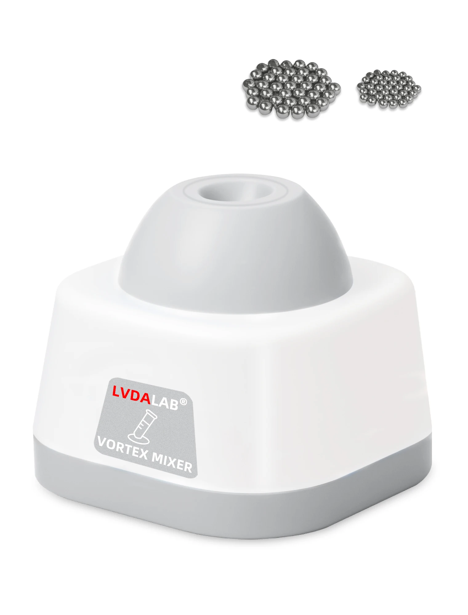 

Lab Mini Vortex Mixer, 100ml DIY Model Paint Shaker, Nail Polish Mixer 3000rpm, Eyelash glue paint tattoo Mixer 120pcs Balls