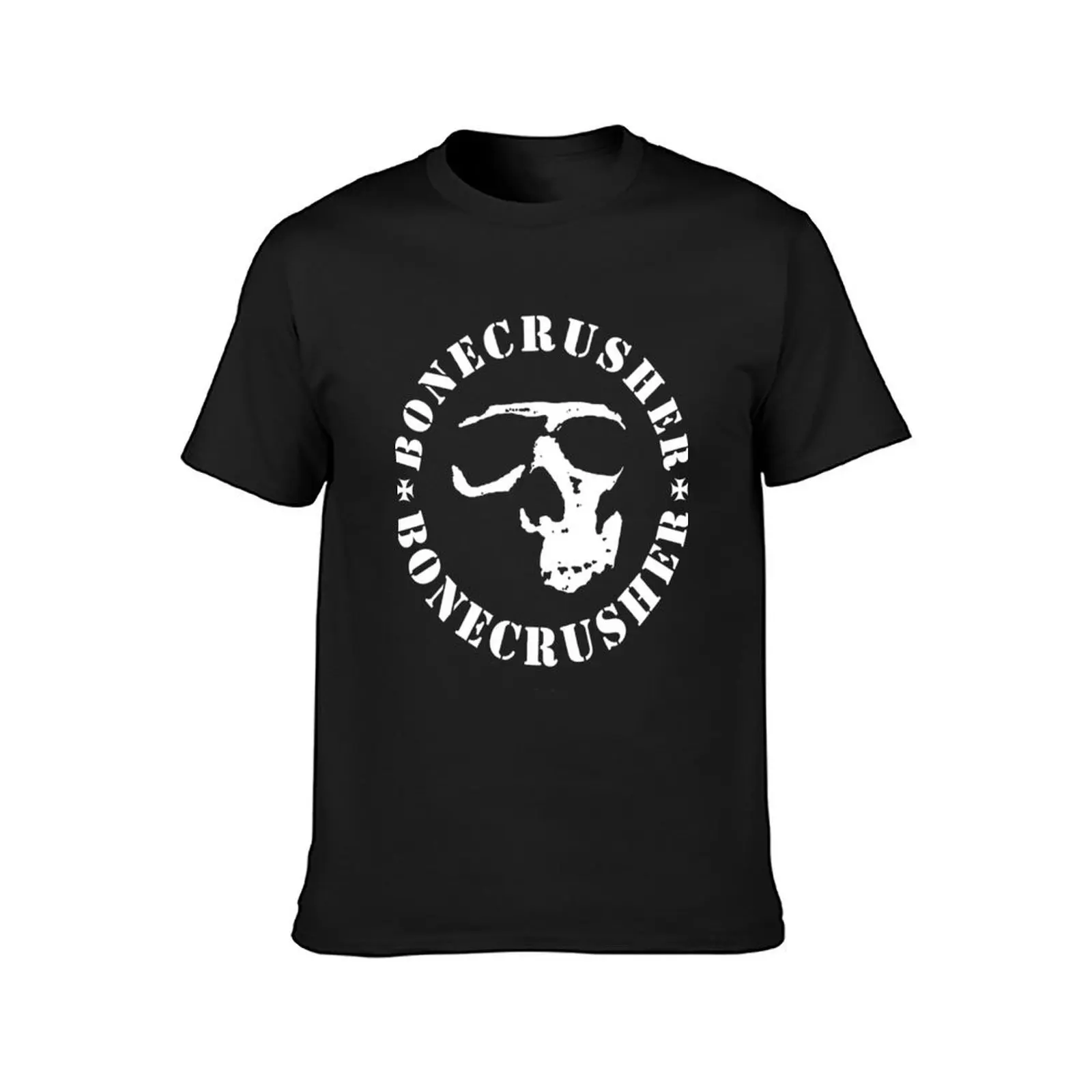 Bonecrusher Classic Skull Logo T-Shirt plus size tops sublime Blouse mens champion t shirts