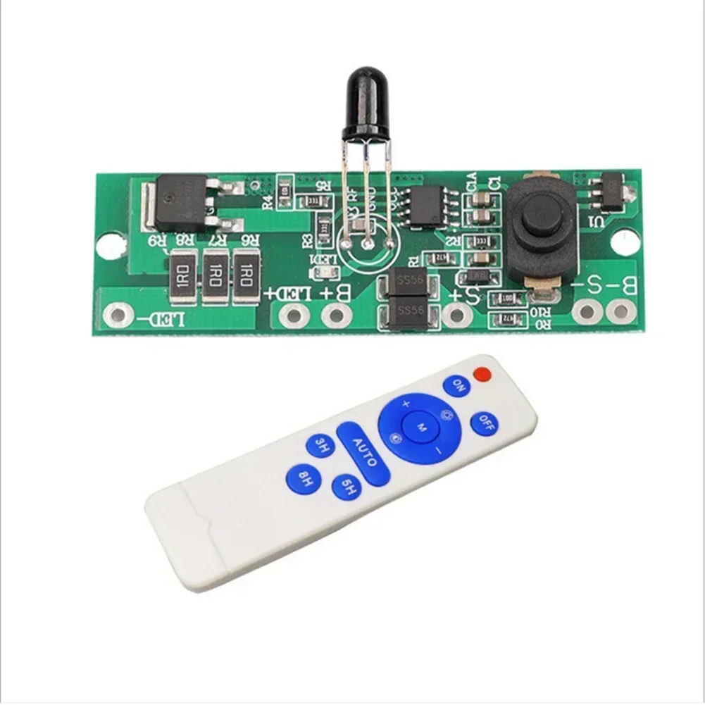 3.2V/3.7V Solar Street Light Control Panel Remote Control Auto Power Reduction For Electrical Equipment Tool Accessory