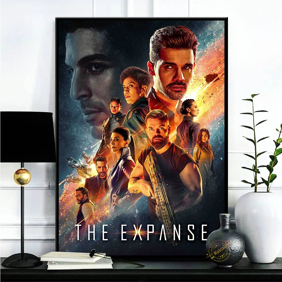 ملصق The Expanse للتلفزيون، صورة جدارية فنية من القماش لغرفة المعيشة، هدية ديكور المنزل
