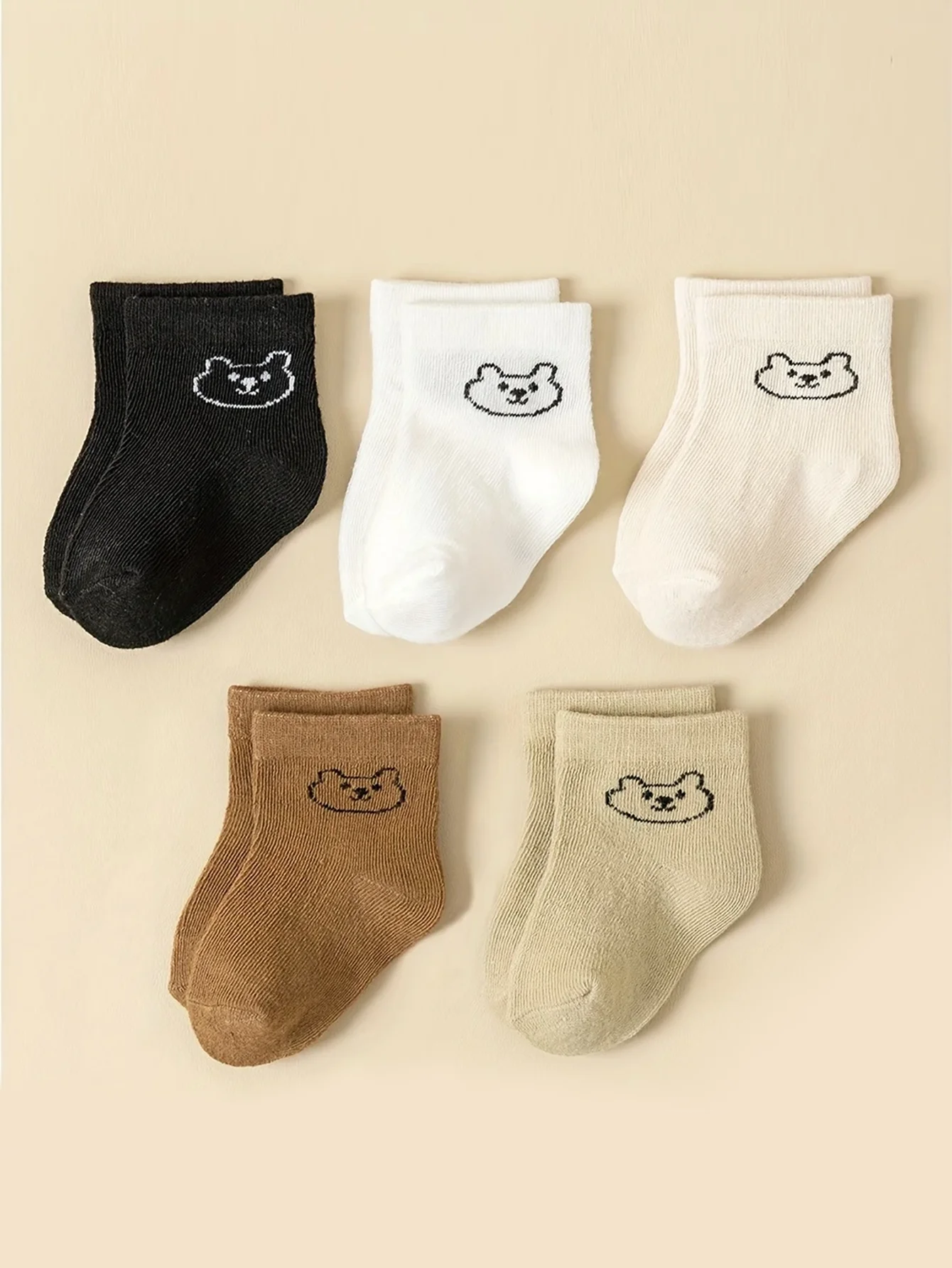 5 pairs of spring and summer thin mesh short socks for boys 