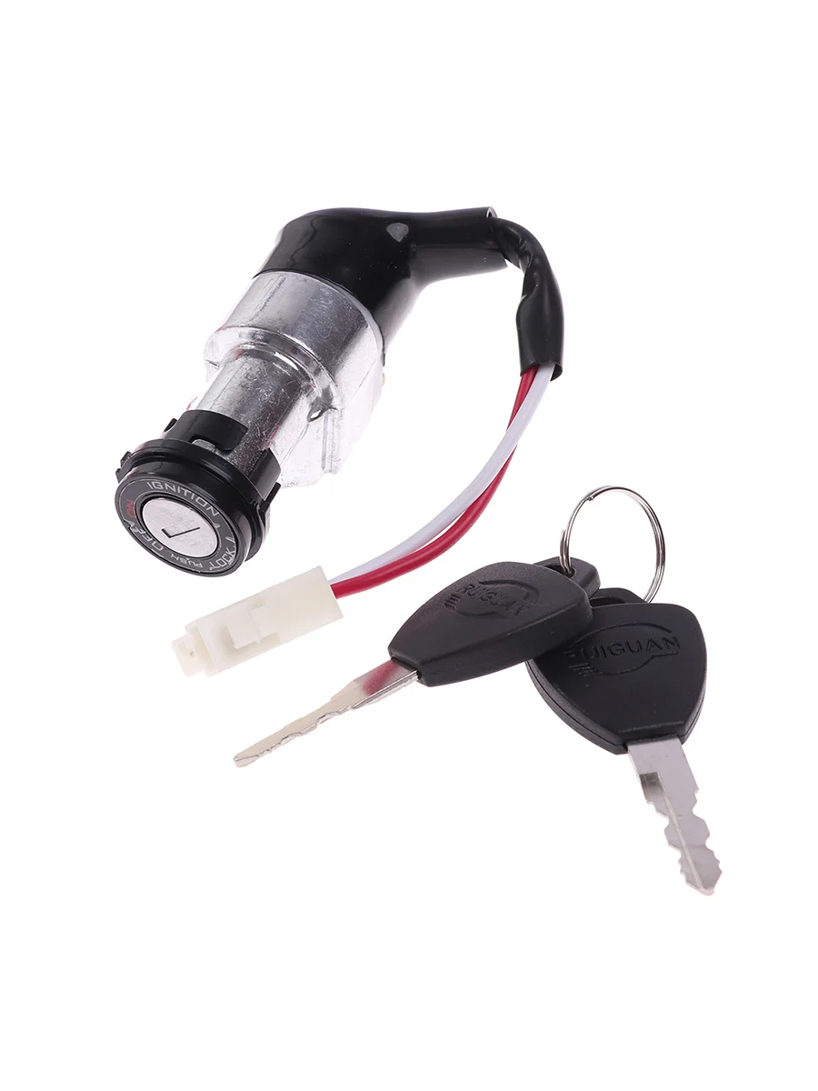 AliExpress 【S】High Performance Universal Battery Chager Mini Lock with 2 keys For Motorcycle Electric Bike Scooter E-bike Electric Lock