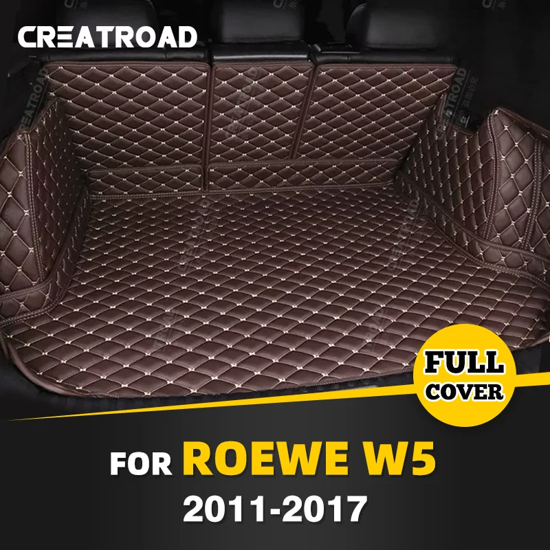 

Автоматический коврик для багажника с полным покрытием для Roewe W5 SUV 2011-2017, чехол для багажника автомобиля, подкладка для багажника, аксессуары для защиты салона