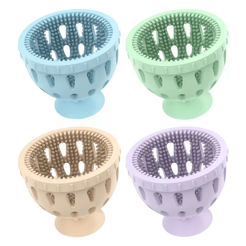 Eggs Brush Cleaner Washer Reusabled Silicone Eggs Scrubber Egg Cleaning Tool   Easy Cleaning  For Chicken Poultry Eggs Tomatoes